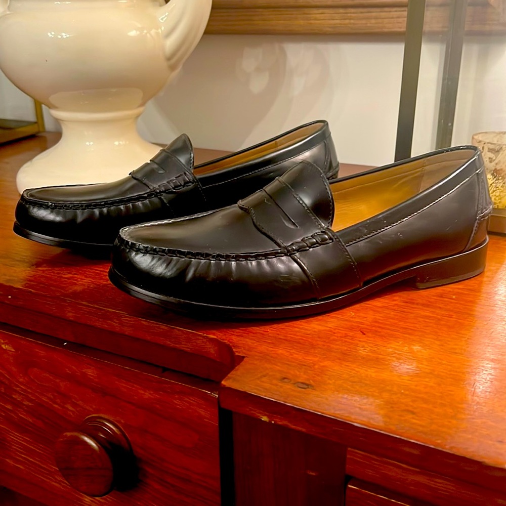NWT POLO Ralph Lauren ARSCOTT PENNY LOAFER Black NEW Never Worn!
